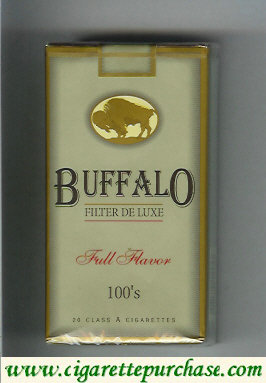 Buffalo 100s cigarettes Filter De Luxe Full Flavor